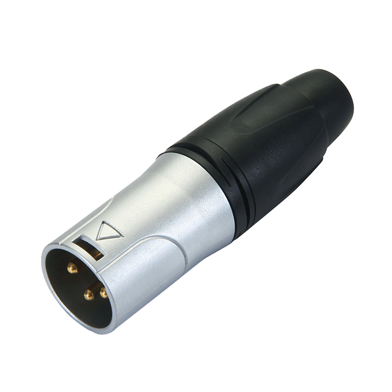 XLR male connector, cable typle